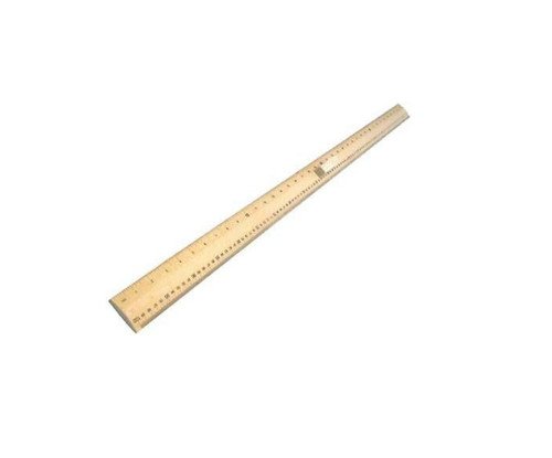 Wooden ruler yard stick - 1m,