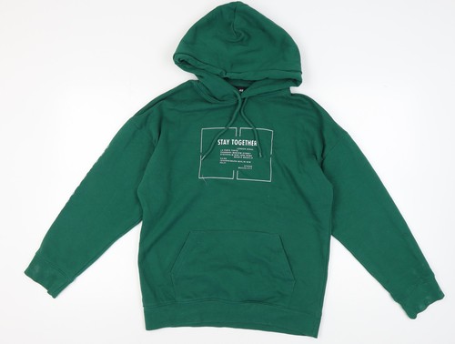 Green pullover hoodie - pullover,