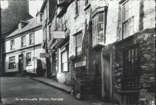 Vintage postcard bramthwaite - vintage,