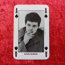 IAN CURTIS (Joy Division) - Rare NME Playing Card From 1992
