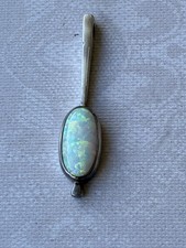 Silver & White Opal Malcolm Gray Ortak Sahara Sunset Pendant October Birthstone