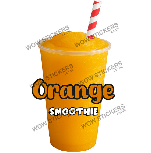 Ice cream van sticker - , orange