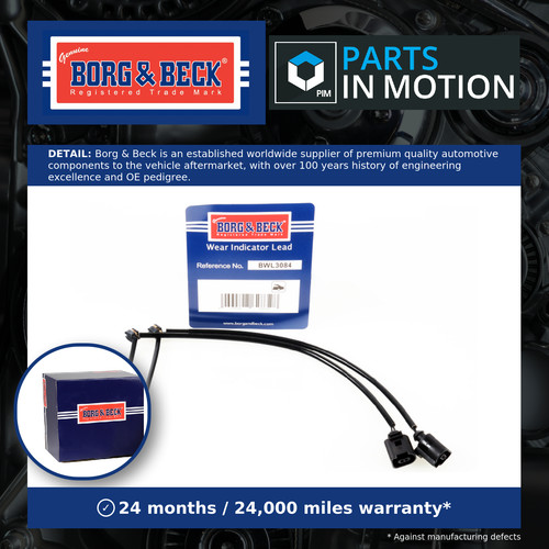 Brake pad wear indicator - brake,