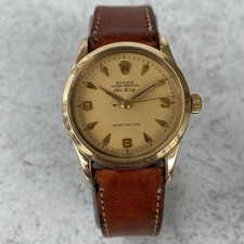 1958 Rolex Air King 5506 Super Precision Oyster Perpetual Honeycomb Dial Watch