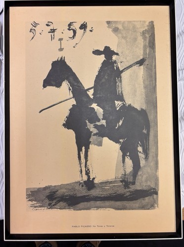 Framed pablo picasso fra - pablo,