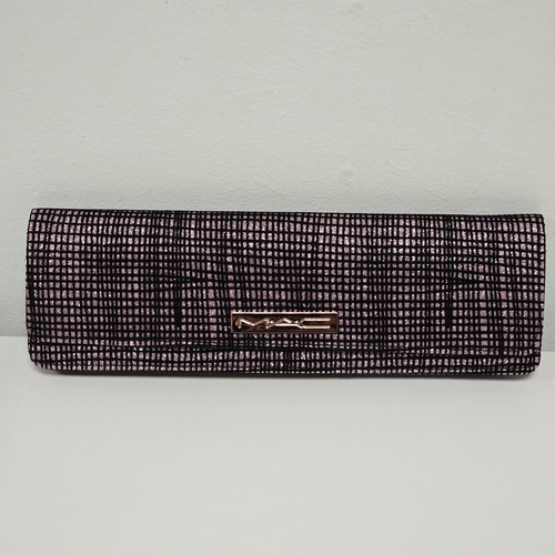 Mac clutch glitter pink black - mac,