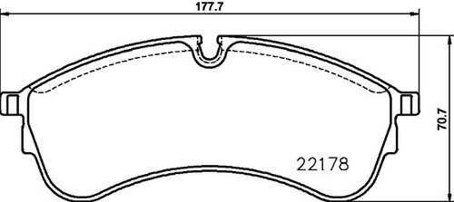 Don front brake - brake, set