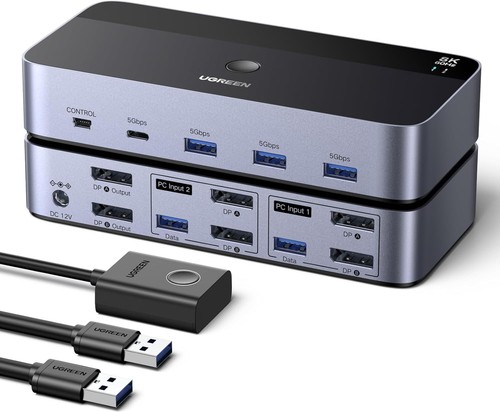 Ugreen 60hz displayport kvm - ugreen, 8k@60hz