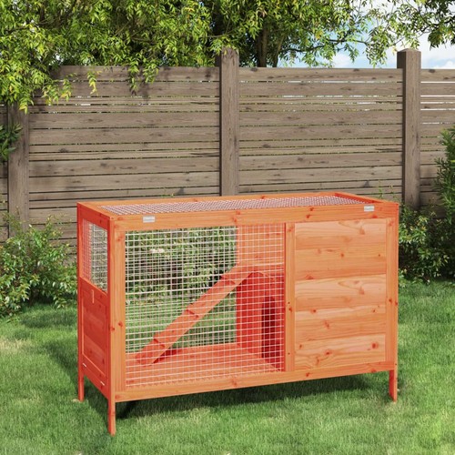 Homgoday brown rabbit hutch - homgoday,