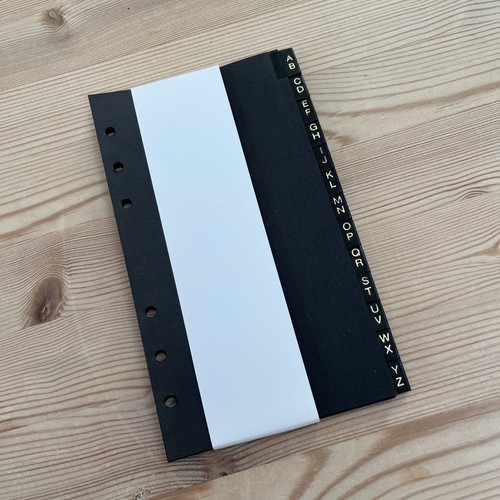 Organiser leather tab z - organiser-leather, a-z