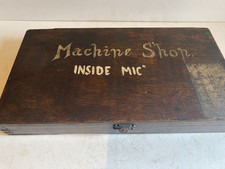 SUPER QUALITY MOORE & WRIGHT No 908  INSIDE MICOMETER  IN ORIGINAL WOODEN BOX.