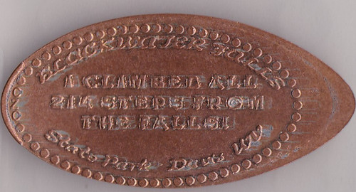 Elongated souvenir penny - elongated,