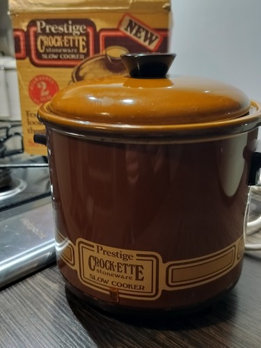 Vintage prestige crock - prestige, crock-ette