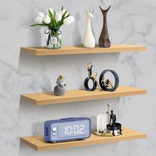 Set of 3 Floating Wall Shelves