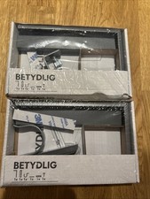 2 x IKEA BETYDLIG Grey Silver