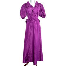 Vintage 80s Purple Bridesmaid