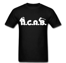 AC AB Gun Handcuffs Police Brutality Weapons Fight Resist T shirt tee