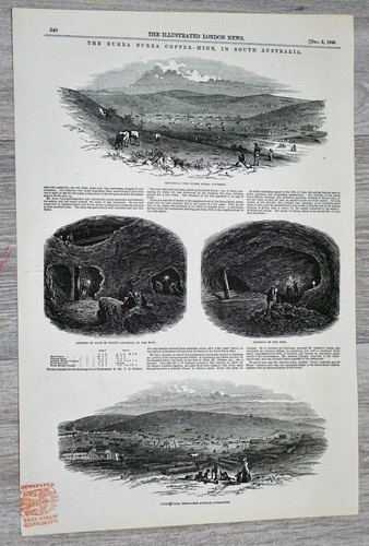 Antique print the - burra, burra