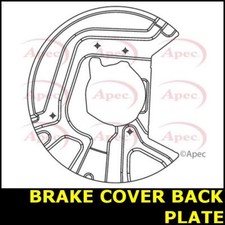 Brake Cover Back Plate Front