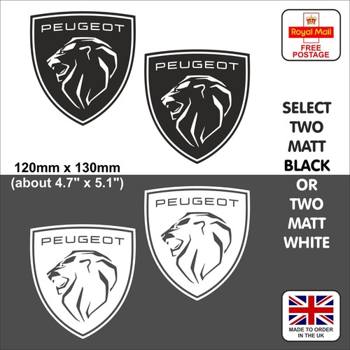 Set peugeot matt black - peugeot, or