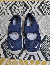 Boys Girls Navy Nike Air Rift BR Sandals Trainers Size 11.5 Infant Kids EU 29.5 