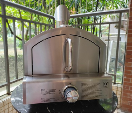 Gas pizza oven stainless steel - gas,