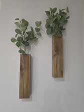 Wooden wall vase farmyard - wall,