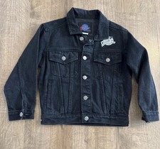 Planet Hollywood 1991 Black Denim Jacket Small