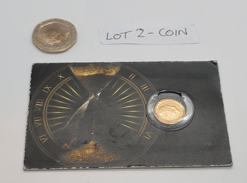 22ct gold quarter sovereign - gold,