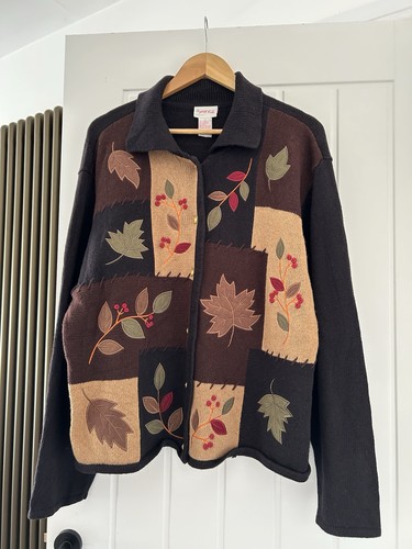 Vintage cottagecore cardigan - vintage,