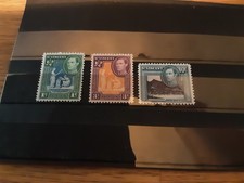 St Vincent 1949 SG 164-70a GVI Definitive Issue (part set)  3v MNH