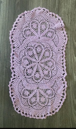 Lilac doily - lilac,