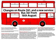 Route 261/361 London Bus