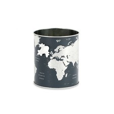 Pen Holder Globe Color Gray