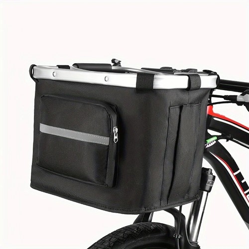 1pc bike basket folding small - bike,