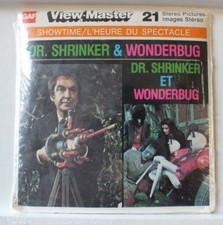 FACTORY SEALED VINTAGE DR. SHRINKER & WONDERBUG VIEWMASTER REELS SET H2C RARE b