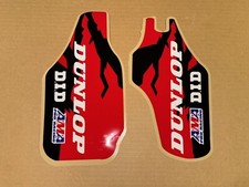 HONDA FORK GUARD RED BLACK