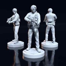 Leon S. Kennedy from Resident Evil Resin 3d printed DIY model kit 1:6 Scale