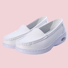 Nurse Shoes PU Leather Work