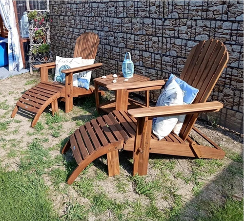 Set garden chairs solid wood - garden,