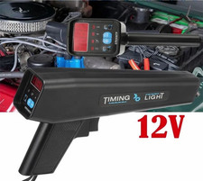 12V Digital Advance Ignition Timing Light with Rev Counter - Black UK CutyQ