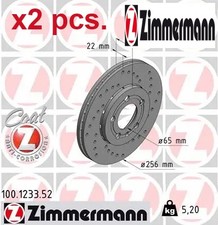 X2 PCS FRONT BRAKE DISC SET