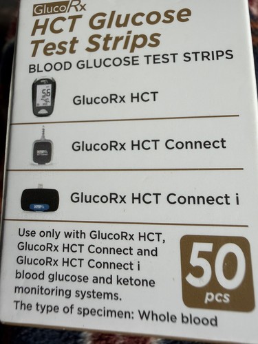 Glucorx hct glucose - glucorx, test