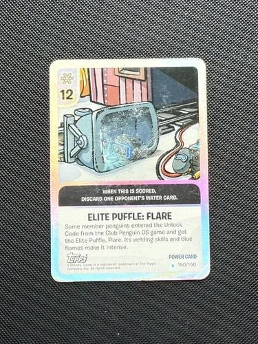 Club penguin card - card, water