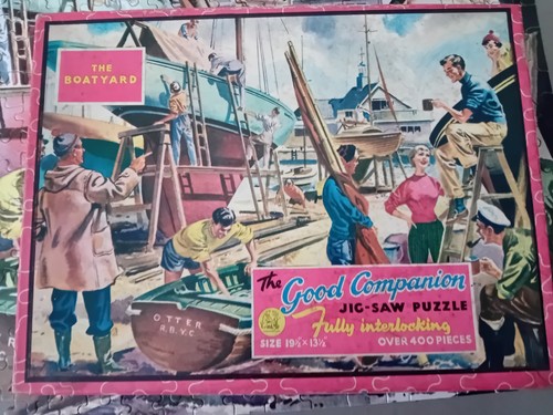 Vintage good companion - companion, jigsaw