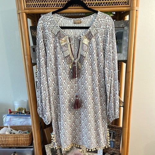Skemo beaded kaftan mini - skemo,
