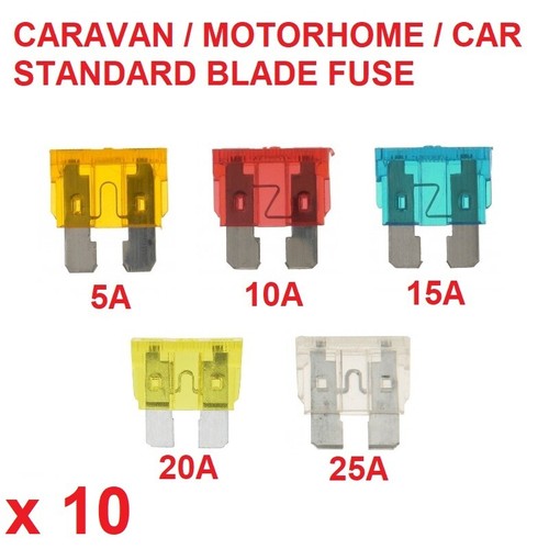Caravan motorhome blade fuses - caravan/motorhome,