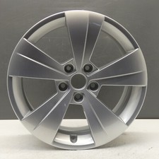 SKODA SUPERB SILVER 5 SPOKE 17" ALLOY WHEEL RIM HELIOS 6.5J OEM 3V0601025A X1