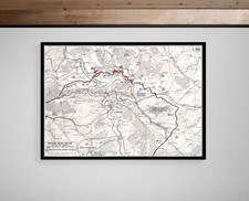 WWI Western Front Trench Map