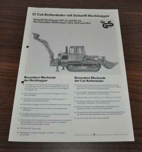 Caterpillar 943 953 - , 963